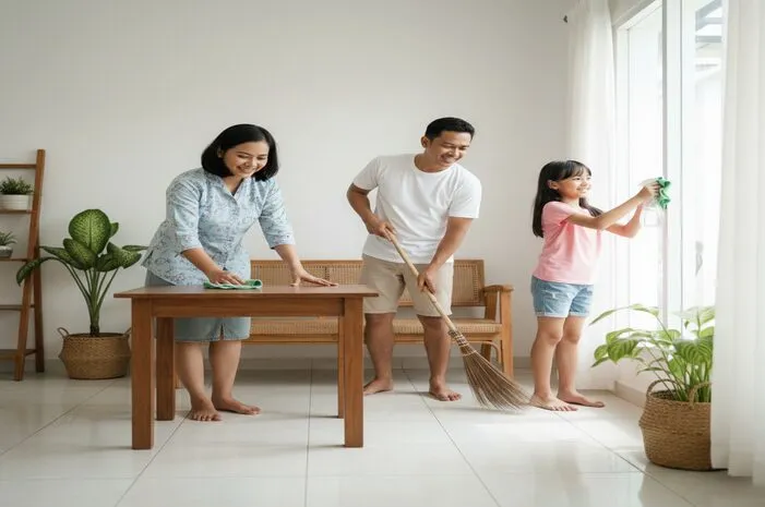 Bersih Bersih: Rumah Sehat, Badan Segar, Hati Senang