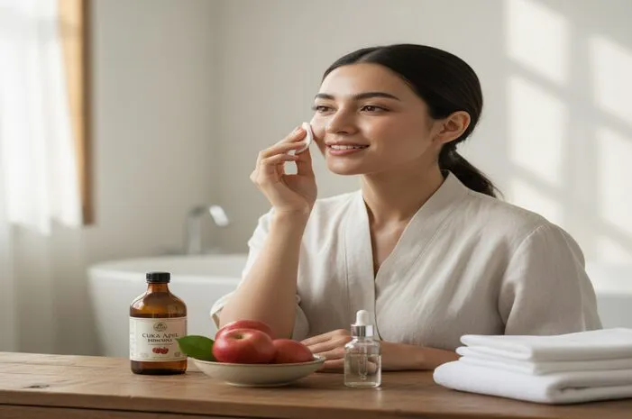 Manfaat Cuka Apel untuk Kecantikan: Wajah Mulus Bebas Jerawat
