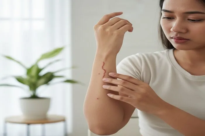 Awas! Ciri-Ciri Terkena Cacing Kulit, Ada Garis di Kaki