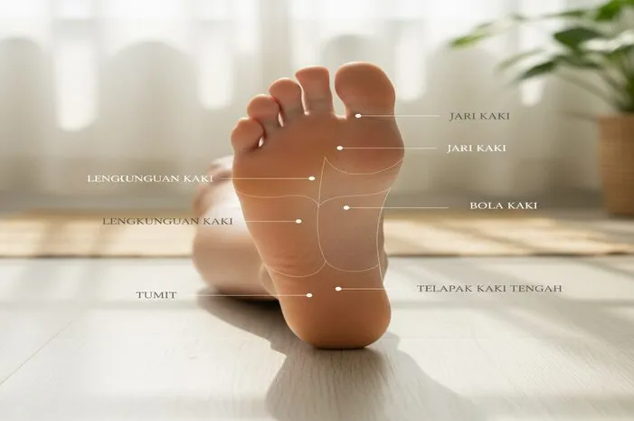 Yuk Kenali Nama Bagian Telapak Kaki dan Fungsinya