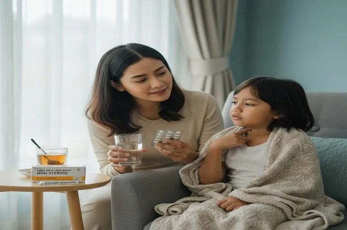 Radang Amandel? Obat Antiinflamasi Non Steroid Solusi Tepat.