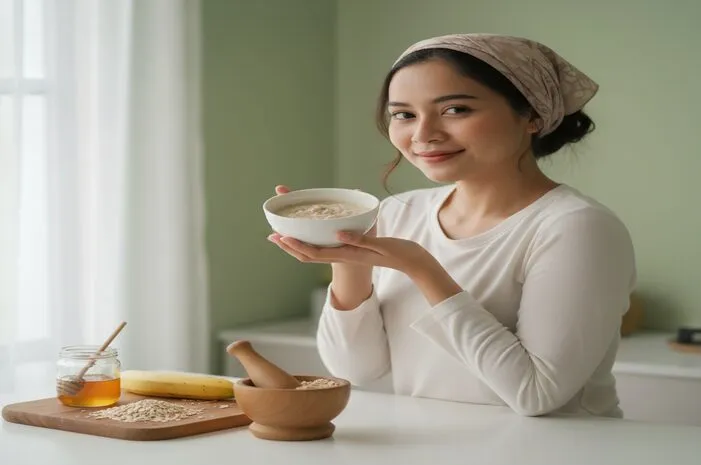 Cara Membuat Masker Oatmeal Simple, Wajah Auto Glowing!