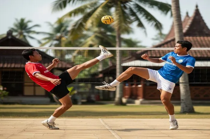Pengertian Sepak Takraw: Tendangan Bola Rotan Asia