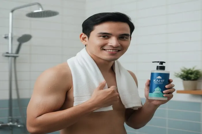 Body Wash Kahf: Kulit Pria Segar Cerah Bebas Jerawat
