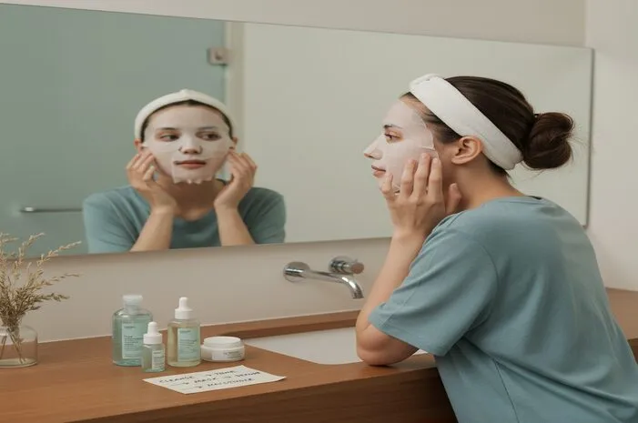 Urutan Pakai Sheet Mask Anti Gagal: Wajah Segar Maksimal