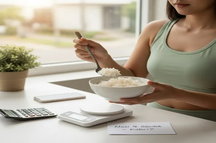 Nasi 4 Sendok Berapa Kalori? Gampang Banget Hitungnya!