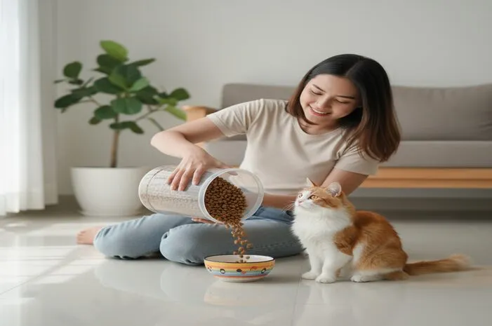 Makanan Kucing Kering: Praktis, Sehat, Harga Hemat