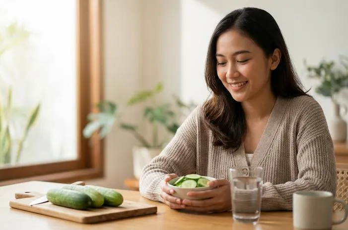 Makan Timun Saat Haid Aman, Redakan Kram dan Kembung
