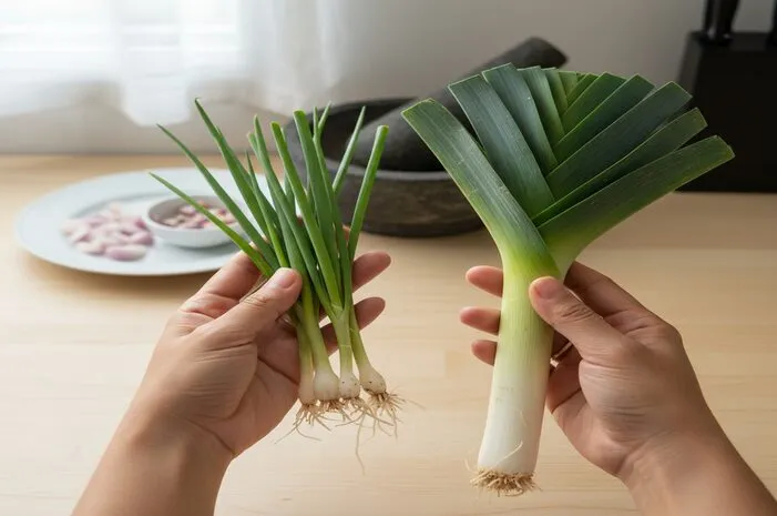 Perbedaan Daun Bawang dan Bawang Prei: Jangan Keliru!