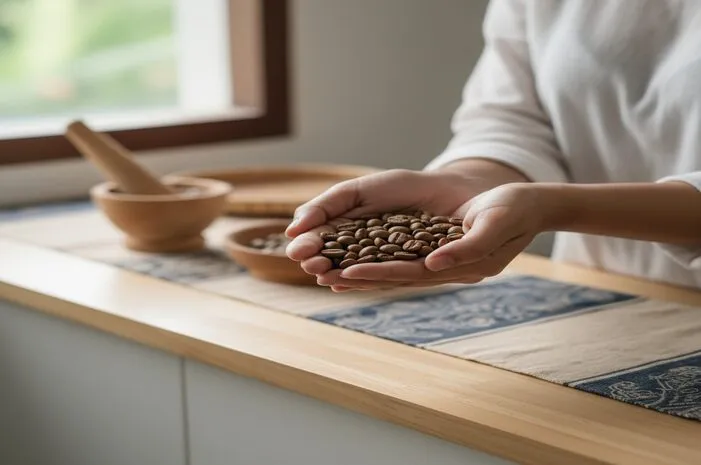 Ciri Bentuk Biji Kopi Robusta: Bulat, Padat, Garis Lurus