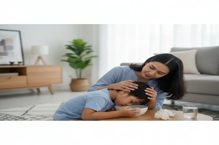 Kenapa Anak Tiba-tiba Muntah? Ini Lho Biang Keroknya