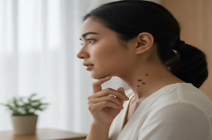 Tahi Lalat di Leher: Berbahaya atau Normal Saja?