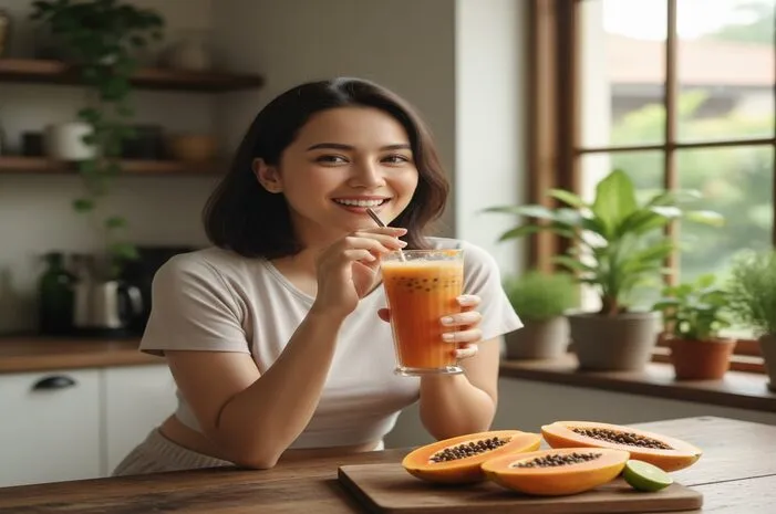 Jus Pepaya Segar: Resep Rahasia Perut Nyaman Sehat