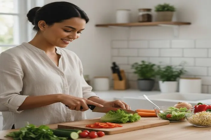 Cuma 5 Menit! Cara Buat Salad Sayur Enak dan Sehat