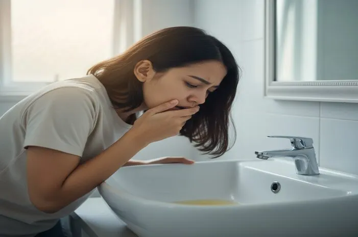 Muntah Cairan Kuning Pahit di Pagi Hari, Kenapa?