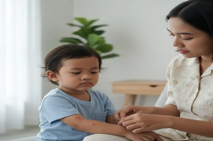 Setelah Demam Keluar Bintik Merah Anak: Normal Atau Bahaya?