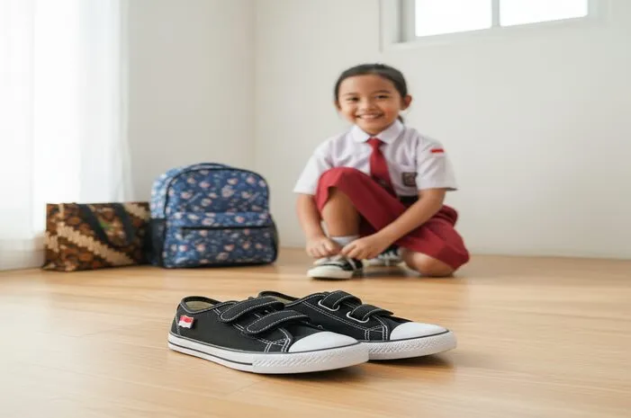 Sepatu Sekolah Anak SD Nyaman Sampai Pulang