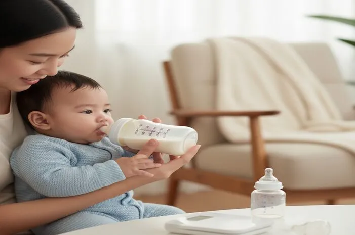 Bayi 5 Bulan Minum Susu Berapa ml? Cek Takarannya