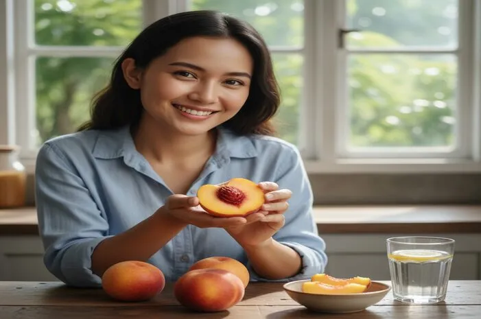 Persik Buah: Manisnya Bikin Kulit Cerah Alami