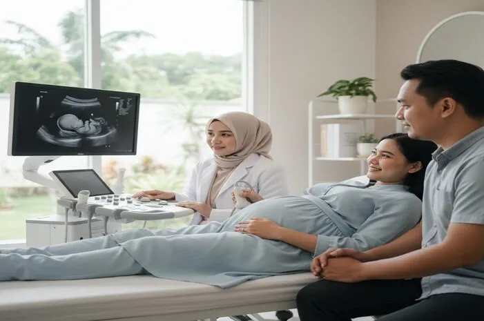 Cek Gambar USG Janin Masuk Panggul, Siap Lahiran!