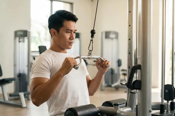 Cara Close Grip Lat Pulldown Efektif Bikin Punggung Tebal