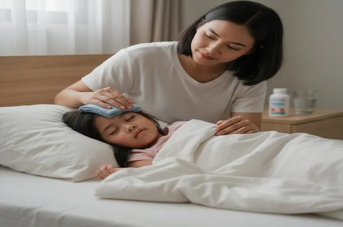 Wajib Tahu! Menurunkan Demam Anak Tanpa Panik