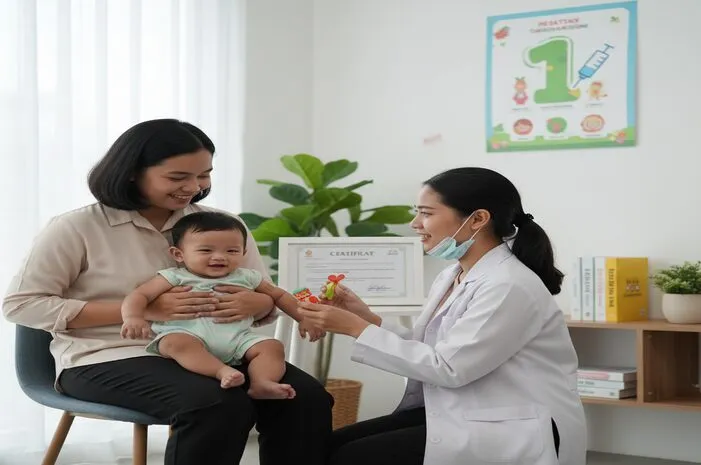 Lindungi Si Kecil: Imunisasi 1 Tahun Lengkap