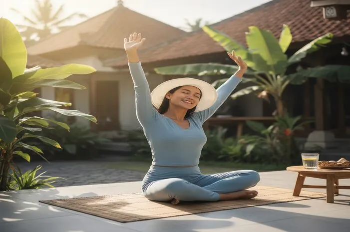 Berjemur Matahari Pagi, Badan Sehat Hati Gembira