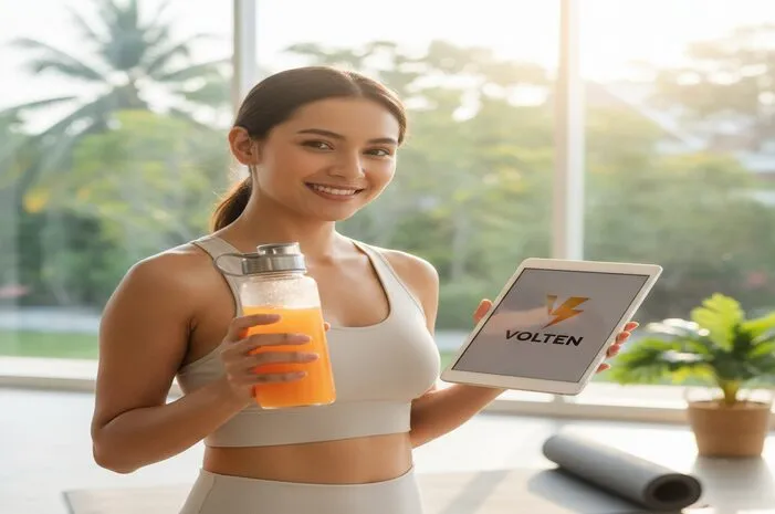 Volten: Kopi Jahe Hitam Vcafe dan Susu Vtameen, Bikin Fit!