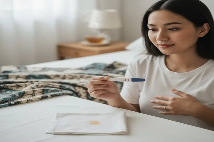 Flek Coklat Tanda Hamil? Ini Ciri Awal Kehamilan