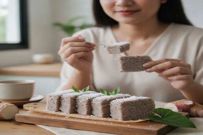 Kue Talas: Si Ungu Lembut Penggoda Lidah dari Bogor