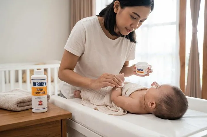 Herocyn Baby Powder untuk Biang Keringat Bayi, Ampuhkah?