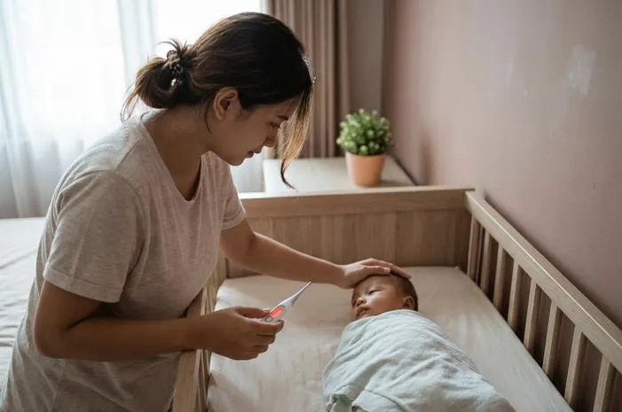 Bayi Demam Naik Turun Itu Wajar? Yuk Pahami dan Atasi