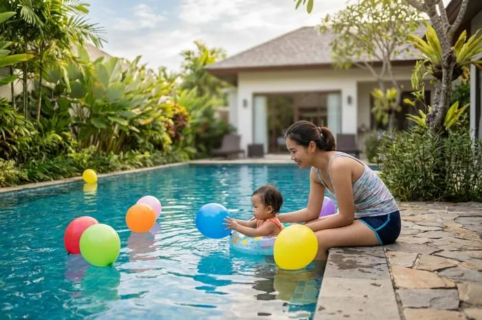 Amankah Balon di Kolam Renang? Jangan Taruh di Air!
