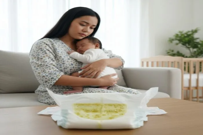 Ciri Bentuk Feses Bayi Diare: Kapan Harus Waspada?