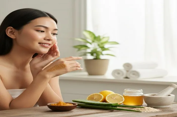 Flek Hitam di Wajah Cepat Mengelupas Alami, Ini Cara!