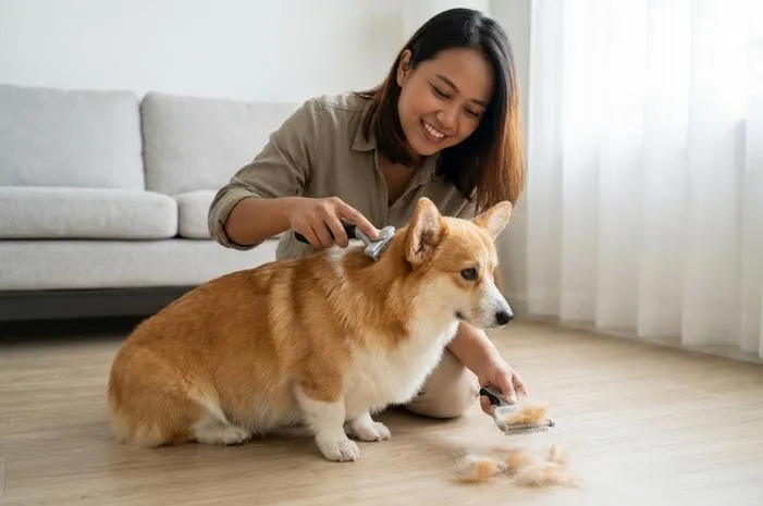 Anjing Corgi Bulunya Rontok? Jangan Panik, Ini Solusi!