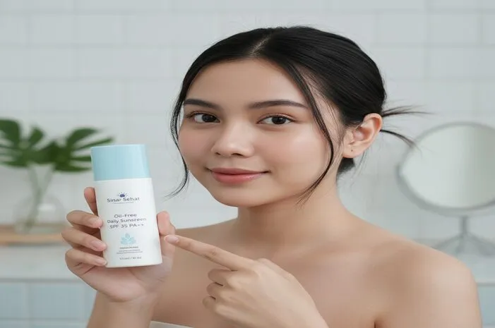 Wajah Berminyak? Cocoknya Pakai Sunscreen yang Anti Kilap!