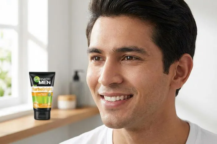 Garnier Men Turbo Bright: Cerah Instan Bebas Kusam