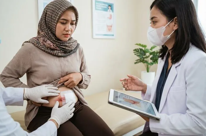 Gambar Luka Caesar Infeksi: Waspadai 7 Tandanya!