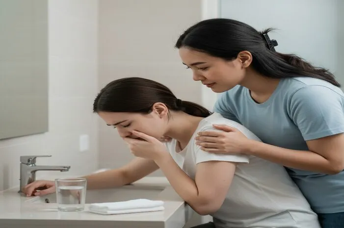 Vomiting? Jangan Panik! Ini Pertolongan Pertama Tepat.