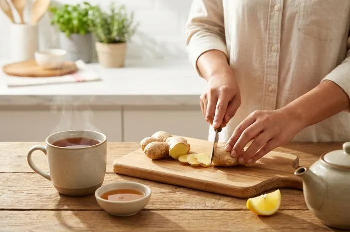 Cara Buat Teh Jahe Praktis, Hangat Tingkatkan Imun