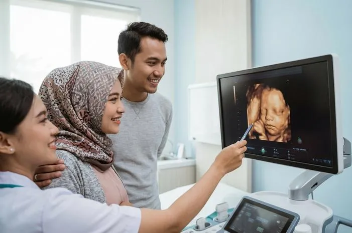 Senyum Bayi Jelas di USG 4D 7 Bulan! Cek Sekarang