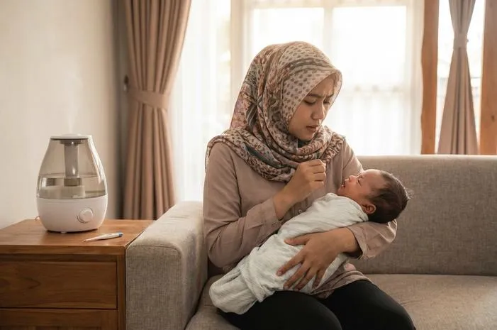 Bayi 1 Bulan Batuk? Jangan Panik, Ini Pertolongan Awalnya
