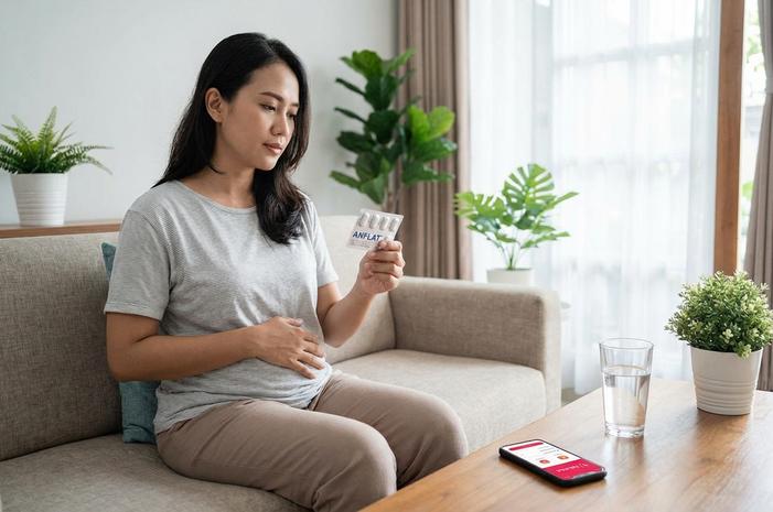 Obat Anflat Untuk Apa? Redakan Maag, Asam Lambung, Kembung.