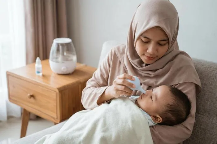 Cara Meredakan Pilek pada Bayi Cepat Lega Tanpa Obat