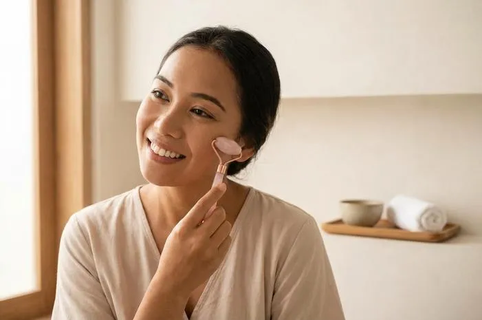 Alat Pijat Wajah Praktis untuk Kulit Kencang Tirus