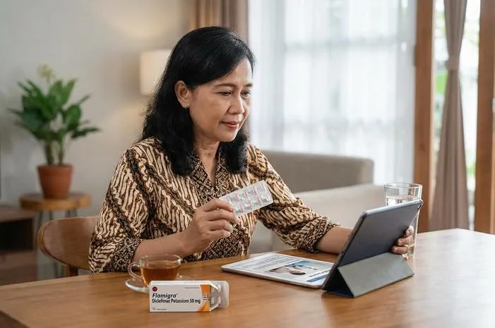 Flamigra Diclofenac Potassium 50 mg Untuk Nyeri Radang