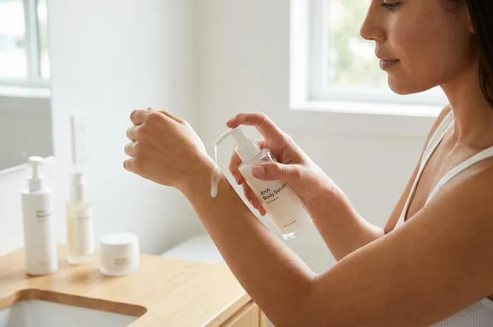 Body Serum AHA untuk Kulit Cerah, Atasi Noda Gelap!