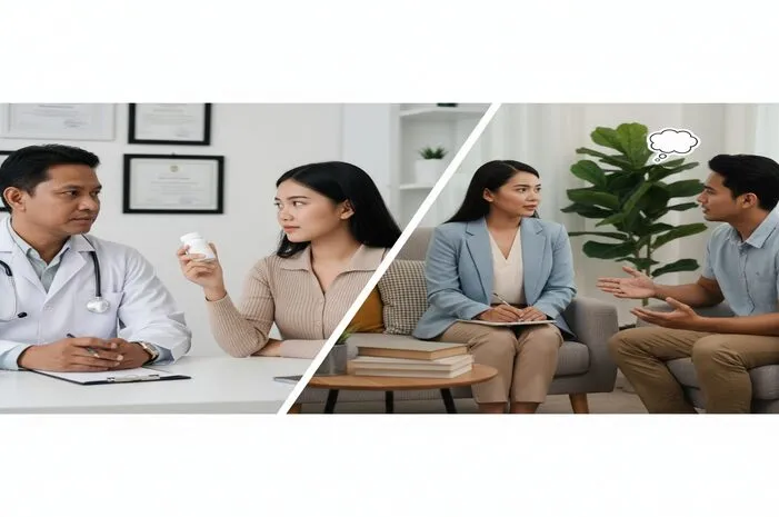 Bedanya Psikiater dan Psikolog: Obat atau Ngobrol Saja?